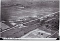 "90 C.T.S. Rathbun" Copy of aerial photograph of Camp Rathbun, the Royal Flying Corps training camp to the north of Deseronto, Ontario. On the back- "90 C.T.S. Camp Rathbun 'B' flight hangar to (3721533683).jpg