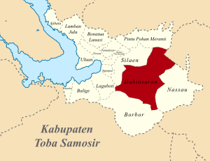 (Peta Lokasi) Kecamatan Habinsaran, Toba Samosir.svg
