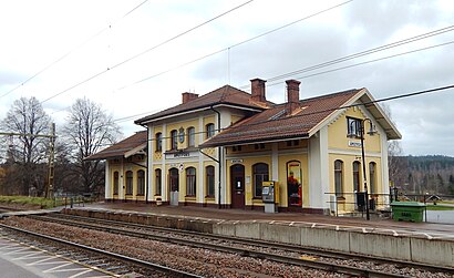 Vägbeskrivningar till Åmotfors Stn med kollektivtrafik