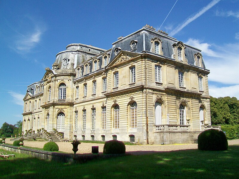 Épinay-Champlâtreux (95), château de Champlâtreux, façade principale ouest (2).jpg