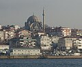 View of the mosque on the skyline of Üsküdar