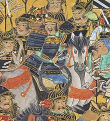 Ōno Harunaga cropped from the siege of Osaka castle.jpg