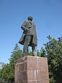 Monument voor Lenin op het Arbeidsplein in Kamensk-Shakhtinsky