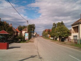 La rue principale de Simićevo