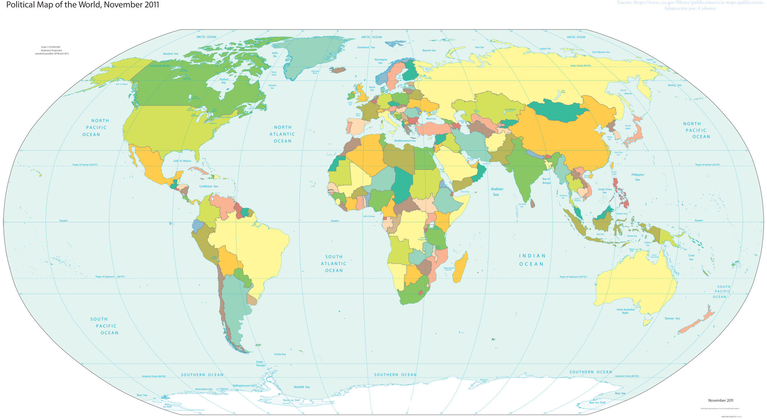 World map - Wikipedia