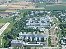 Aerial view of the TUM campus in Garching (2011) 110716031-TUM.JPG
