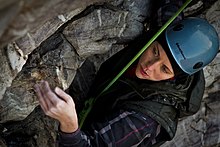 Climber using an edge to pull herself up 120218-A-RE111-120.jpg