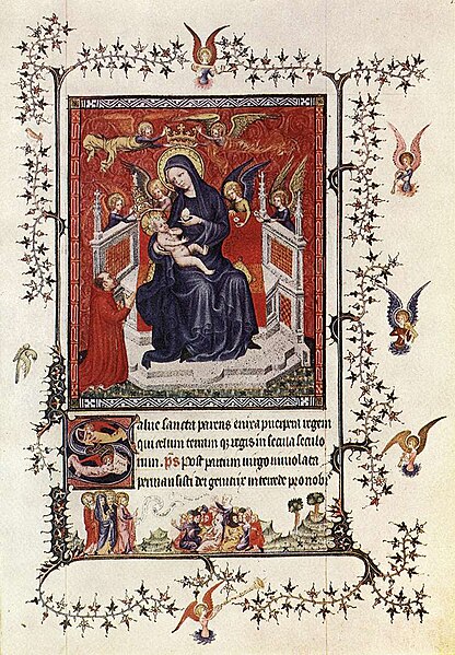 File:14th-century painters - Page from the Très Belles Heures de Notre Dame de Jean de Berry - WGA16017.jpg