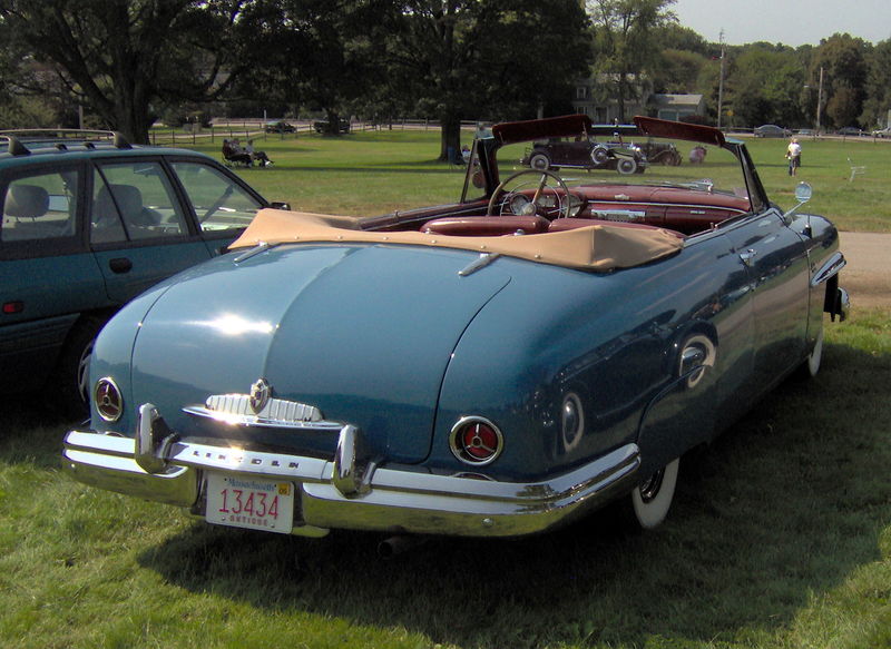 File:1949 Lincoln Cosmopolitan convertible rear.JPG