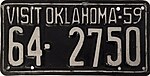 1959 Oklahoma plaka.jpg