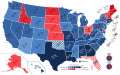 1974 House election result by states