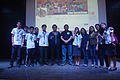 Jojit Ballesteros with some of the student of STI Novaliches.