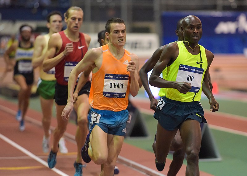 File:2015 Millrose Games - Wanamaker Mile - Armory - O'Hare, Lagat (16551653025).jpg