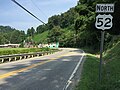 File:2017-07-22 10 23 37 View north along U.S. Route 52 (Central Avenue) at Old County Road in Gilbert, Mingo County, West Virginia.jpg
