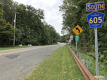 CR 605 (Stanhope-Sparta Road) southbound in Hopatcong