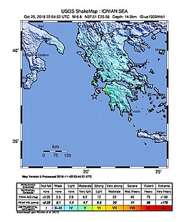 <span class="mw-page-title-main">2018 Ionian Sea earthquake</span>