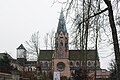 * Nomination The monastery church St. Ottilien on a foggy day --FlocciNivis 09:55, 4 March 2023 (UTC) * Decline  Oppose I think the focus is wrong, the bottom crop and brances overall worsen it, not a QI to me, sorry --Poco a poco 11:55, 4 March 2023 (UTC)