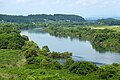 高館から眺める北上川