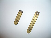 Two reeds from a Mason & Hamlin reed organ. 4ft+8ftReeds.JPG