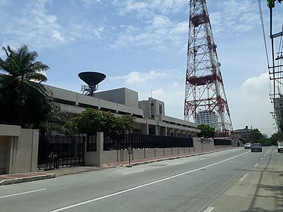 ABS-CBN Broadcasting Center, in Diliman also serving as the headquarters of ABS-CBN.