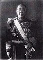 元帥海軍大将永野修身（1943年（昭和18年）、軍令部総長）。元帥徽章と元帥佩刀を佩用。