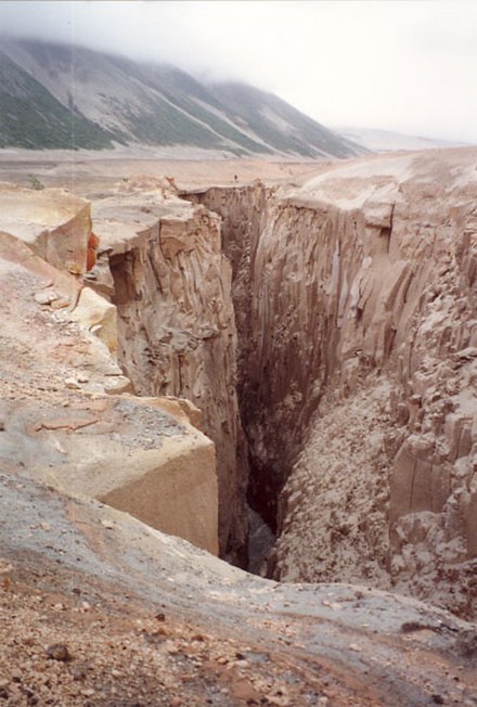 Gorge in Valley of Ten Thousand Smokes.