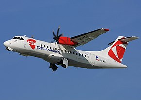 チェコ航空のATR 42-500