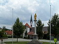 Marian column, also a war memorial for those who fell in the war of 1870/71