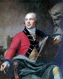 I. B. Lampi Jr.. Portret van I. A. Akimov.  1796 Museum van de Russische Academie van Beeldende Kunsten, St. Petersburg