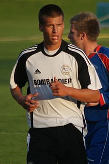 Aleksandar Prijović v dresu anglického Derby County FC (2009)