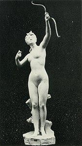 Diane tirant de l'arc (Exposition internationale de Bruxelles de 1897).