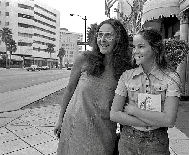 Ally Sheedy and her mother, Charlotte, 1975