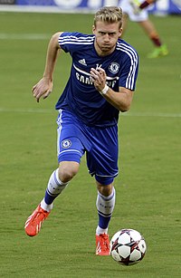 André Schürrle Chelsea vs AS-Roma 10AUG2013.jpg