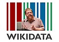 Andy Mabbett on Wikidata logo.jpg