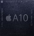 An illustration of TSMC's Apple A10 Fusion system-on-a-chip.