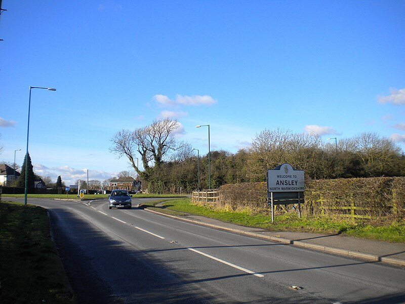 File:Approaching Ansley roundabout - geograph.org.uk - 3355135.jpg