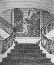 Stair from the basement lounge to the foyer Architecture and building v53 1921 p 378 (lounge-foyer stairs).jpg