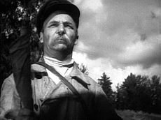 Nikolai Konovalov como Stepan Stepanovich Arkhipov no filme Arinka (1939)