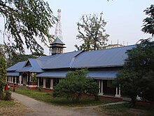 A structure at Cotton University Assam Cotton College.jpg