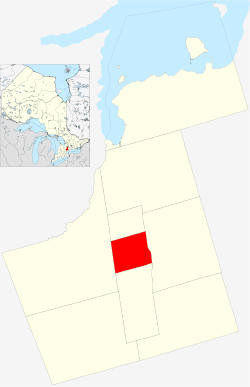 Location of Aurora within York Region