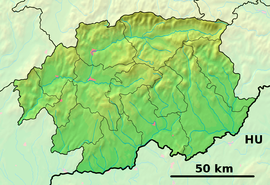 Banská Bystrica Region - physical map.png
