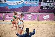 Deutsch: Beachhandball bei den Olympischen Jugendspielen 2018; Tag 5, 10. November 2018; Mädchen, Hauptrunde - Ungarn-Argentinien 1:2 English: Beach handball at the 2018 Summer Youth Olympics at 11 October 2018 – Girls Main Round – Hungary-Argentina 1:2