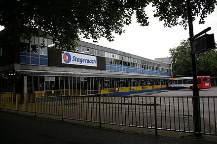Bedford bus station in July 2007