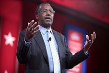 Carson speaking at the 2015 Conservative Political Action Conference (CPAC) in National Harbor, Maryland, on February 26, 2015. Ben Carson by Gage Skidmore 4.jpg