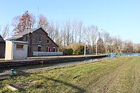 L'écluse N° 25 de Bernot sur le Canal de la Sambre à l'Oise.