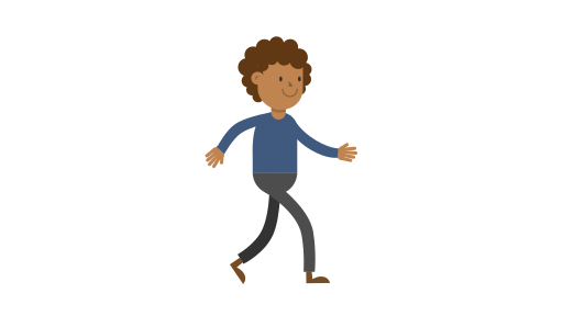 File:Black Man Walking Cartoon Vector.svg