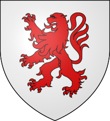 Fișier:Blason-argent-lion-gueules.svg