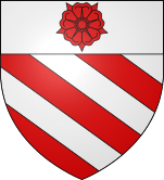 Coat of arms of the Colonna family and the Orsini family, respectively. Both were black nobility descended from medieval and Renaissance papal families.