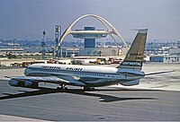 Continental Airlinesin Boeing 707-124