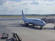 Boeing 737-800 Алросы в аэропорту Кольцово